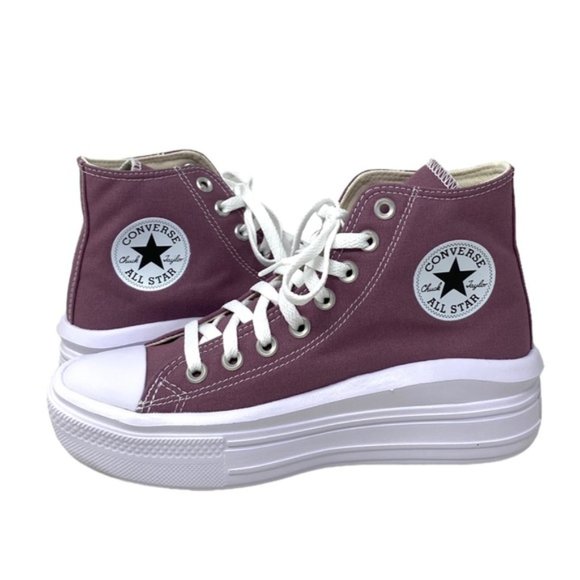 Converse Chuck Taylor Move Platform Вahlia Canvas Casual For Women Shoes A05477C - Picture 2 of 8